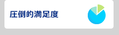 圧倒的満足度