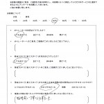 短時間で丁寧な仕事だった