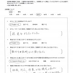 価格、対応、作業とても満足しました。
